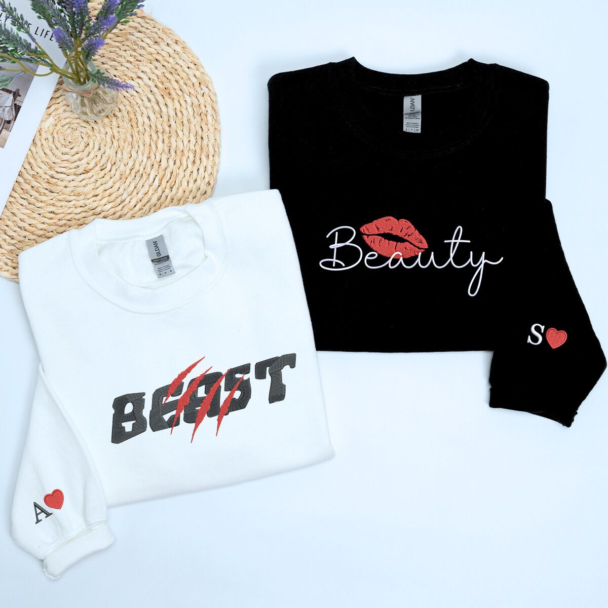 Bernedoodle Mom Sweatshirt or Hoodie, Custom Embroidered Gift from Photo Name