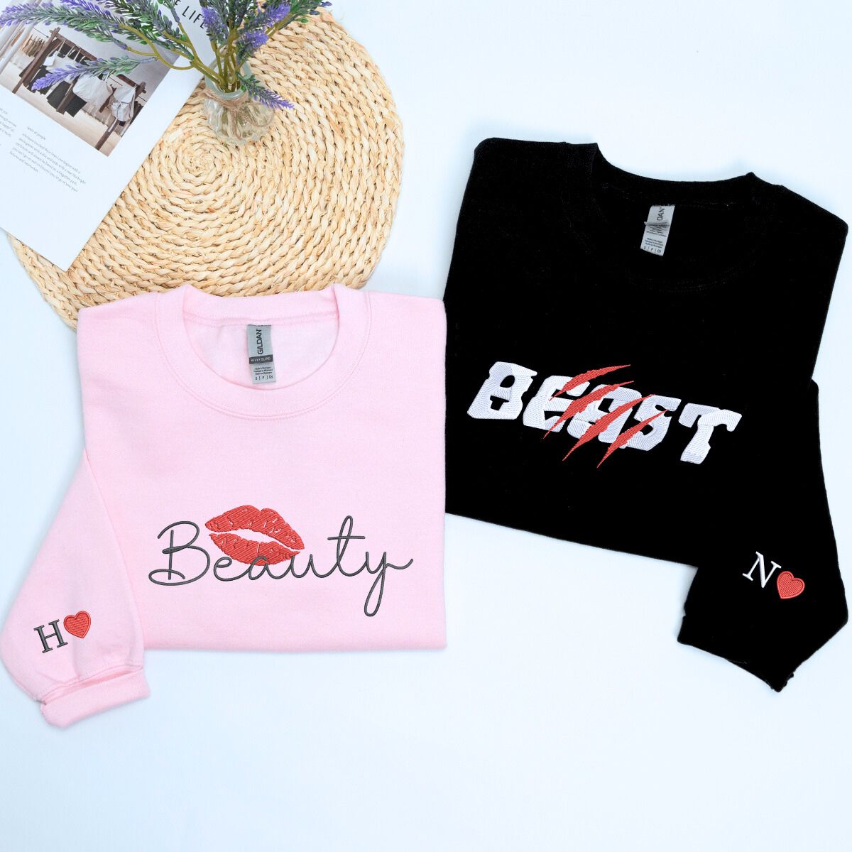 Bernedoodle Mom Sweatshirt or Hoodie, Custom Embroidered Gift from Photo Name