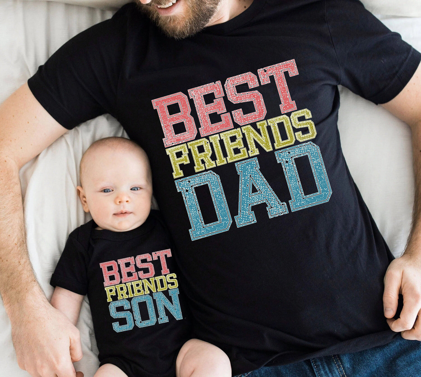 Best Friends Dad T-Shirt, Dad Shirt, Best Friends Son Shirt, Fathers Day shirt, Gift For Dad, Father Figure Shirt, Daddy Shirt, Father Shirt