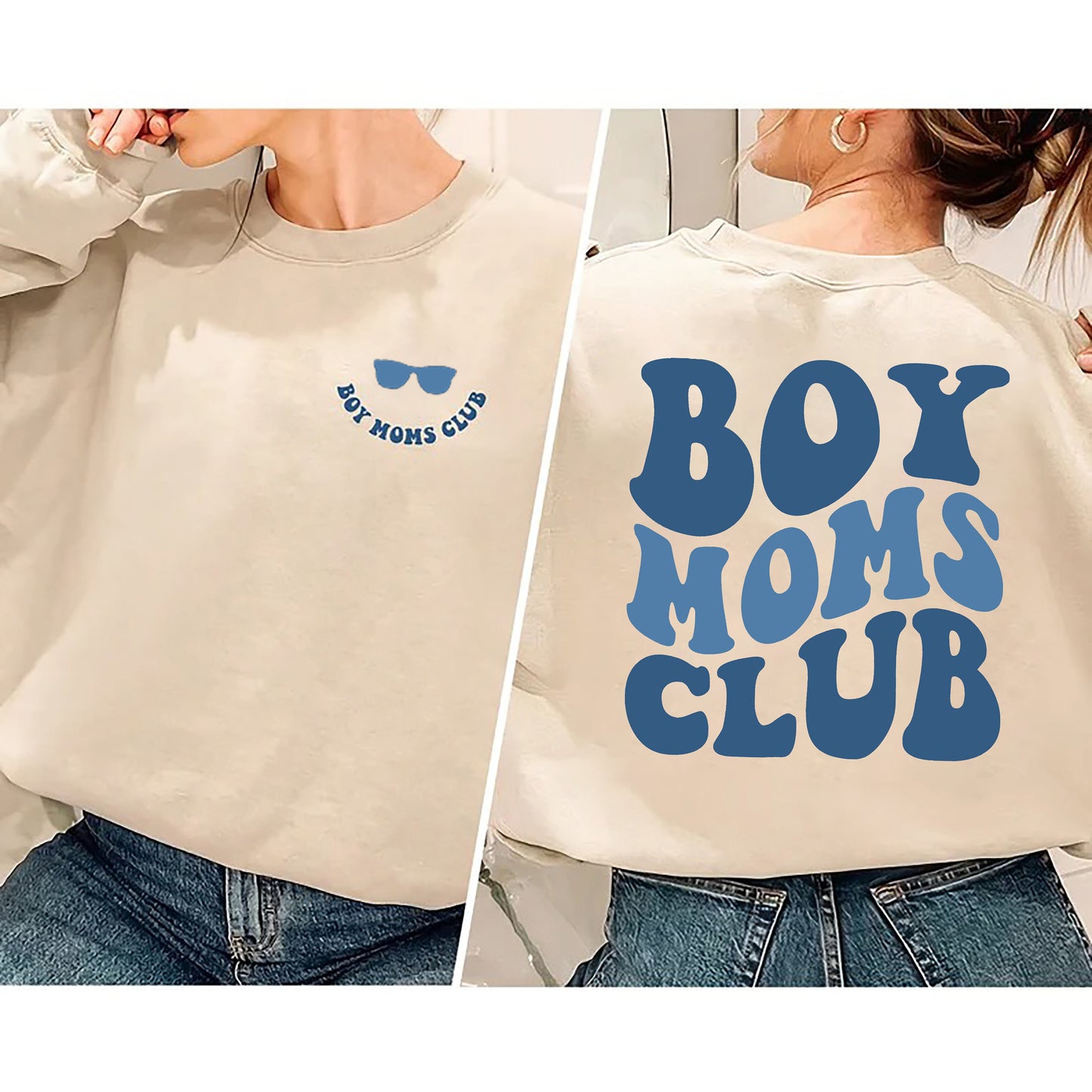 Boy Moms Club Sweatshirt, Boy Mom Club, Boy Mom Sweatshirt, Mom Sweatshirt, Mama Shirt, New Mom Gifts, Mom Birthday Gift, Mama Sweatshirt