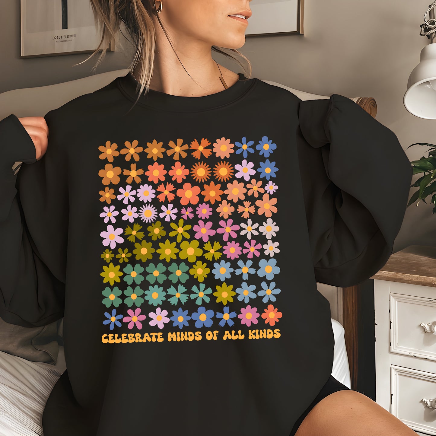 Celebrate Minds Of All Kinds Shirt, Neurodiversity Sweatshirt, ADHD Tee,SPED Teacher Gift,Autism Awareness Shirt,Autism Month Tee,Autism Tee
