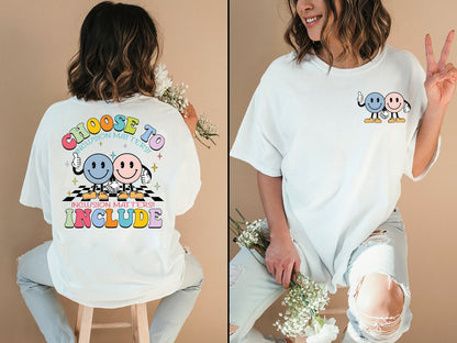 Choose To Include Shirt, SPED Teacher Gift, Be Kind Sweatshirt, Neurodiversity Shirt, Inclusion Shirt, Special Education Teacher Hoodie