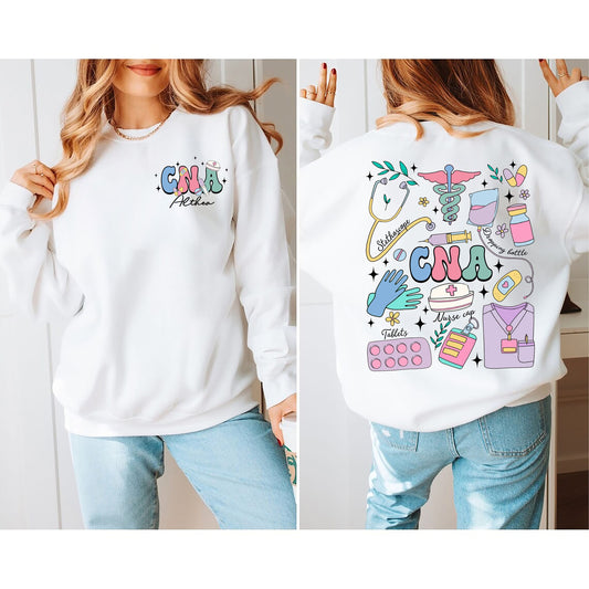 CNA Sweatshirt, Cna Gift, Certified Nursing Assistant, Nurse Gifts, Cna Graduation Sweatshirt, Nurse Sweater, Nurse Aid Gift, Nurse tee gift