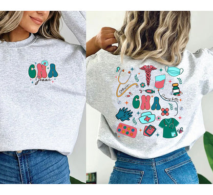 CNA Sweatshirt, Cna Gift, Certified Nursing Assistant, Nurse Gifts, Cna Graduation Sweatshirt, Nurse Sweater, Nurse Aid Gift, Nurse Pullover