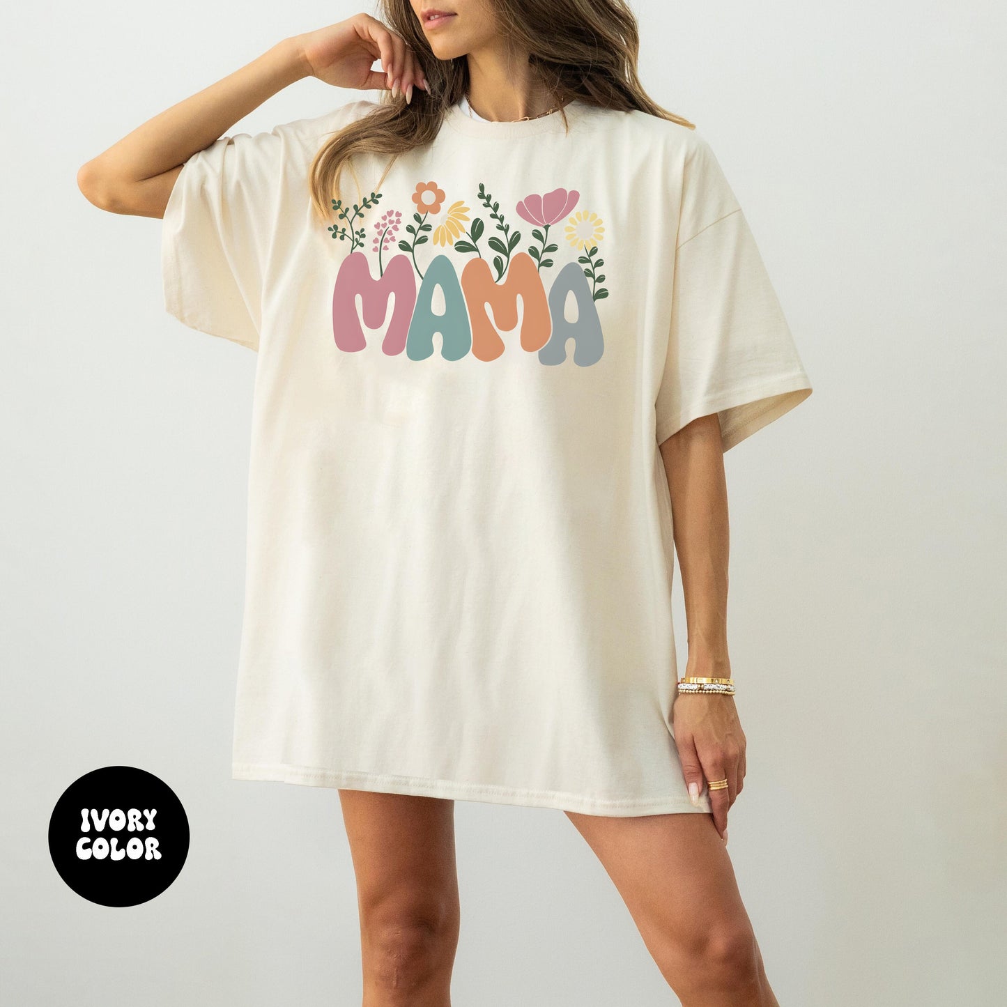 Comfort Colors Mama Flowers Shirt, Plant Mom Shirt, Floral Mama Shirt, Raising Wildflower Tee, Wildflower Shirt, Mom Gift,Mother's Day Shirt