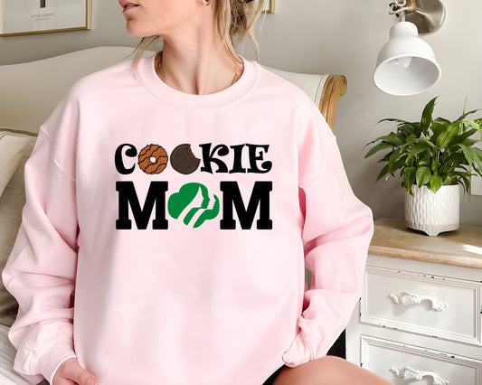 Cookie Mom Sweatshirt, Cookie Dealer Shirt,Scout Leader Gift,Girl Scout Cookie Shirt,Cookie Dealer Gift,Cookie Mom Gift,Mom Life Shirt
