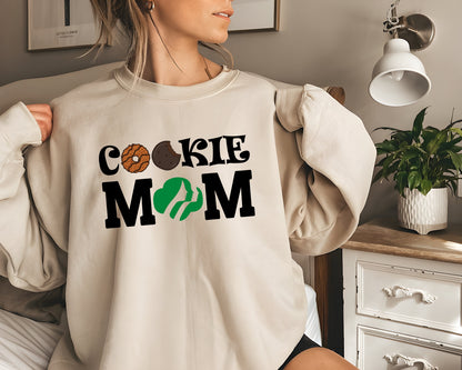 Cookie Mom Sweatshirt, Cookie Dealer Shirt,Scout Leader Gift,Girl Scout Cookie Shirt,Cookie Dealer Gift,Cookie Mom Gift,Mom Life Shirt