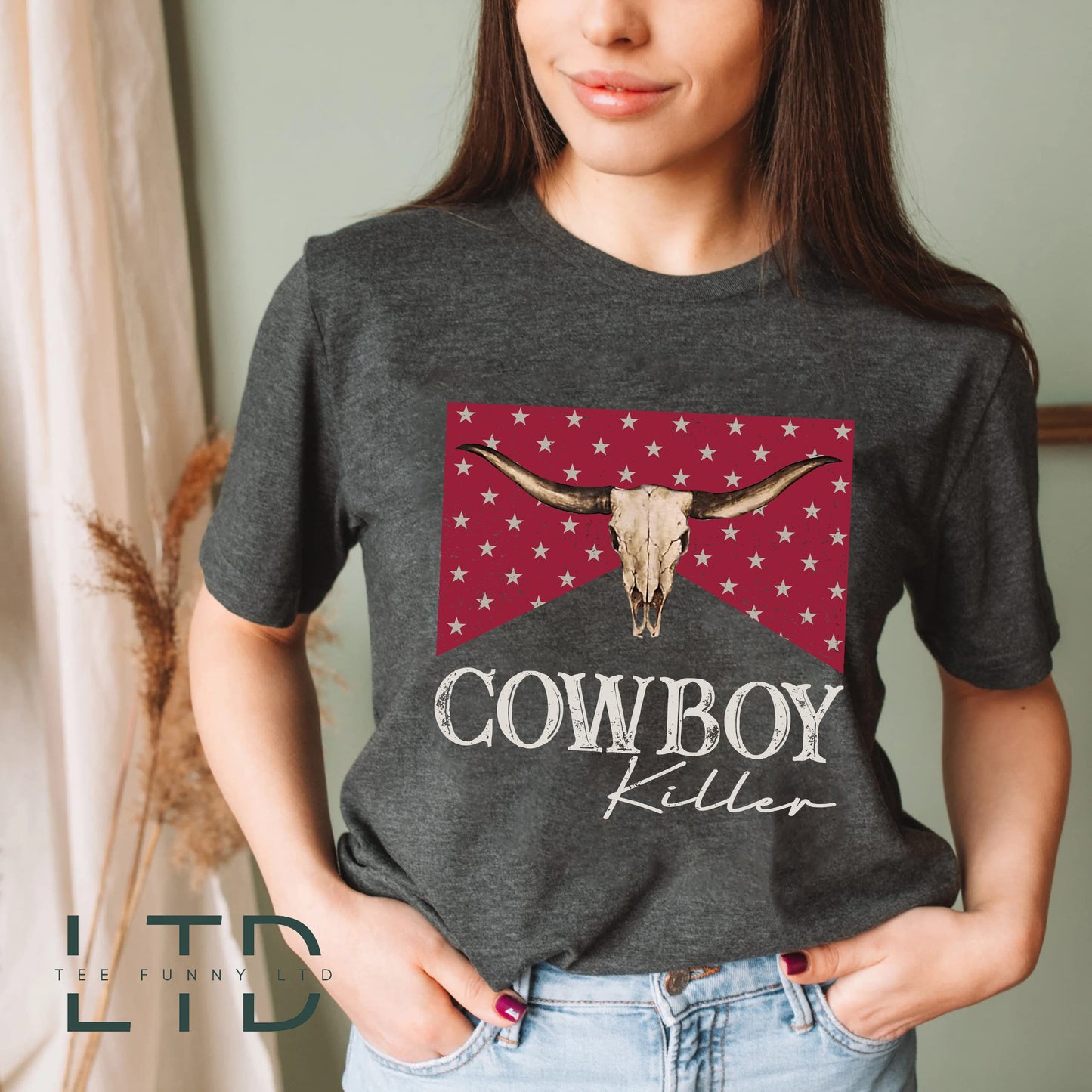 Cowboy Killer Shirt, Western Shirt, Southern gift, Country Girl, Country t-shirt, Vintage Tee, Retro Cowgirl cowboy Shirt, Boho Shirt 1