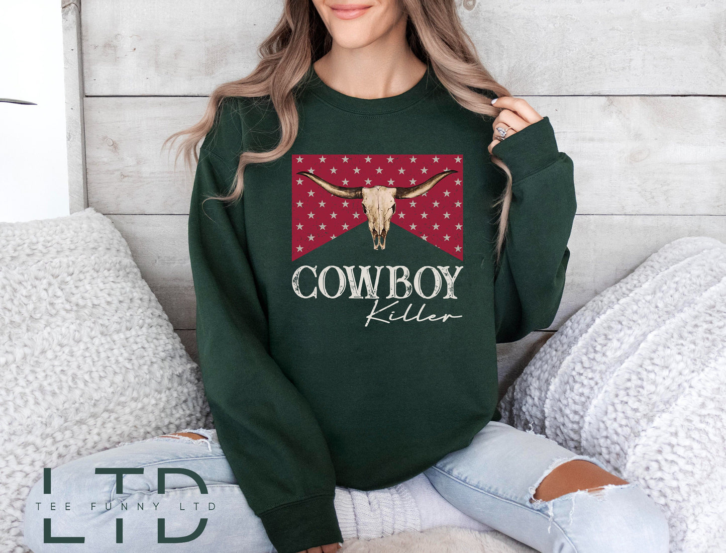 Cowboy Killer Shirt, Western Shirt, Southern gift, Country Girl, Country t-shirt, Vintage Tee, Retro Cowgirl cowboy Shirt, Boho Shirt 1