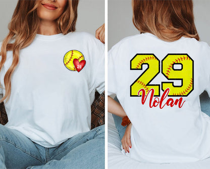 Customizable Softball Shirt, Softball Team Shirt, Personalized Softball, Softball Mom, Softball Shirt, Softball Name Shirt, name Softball