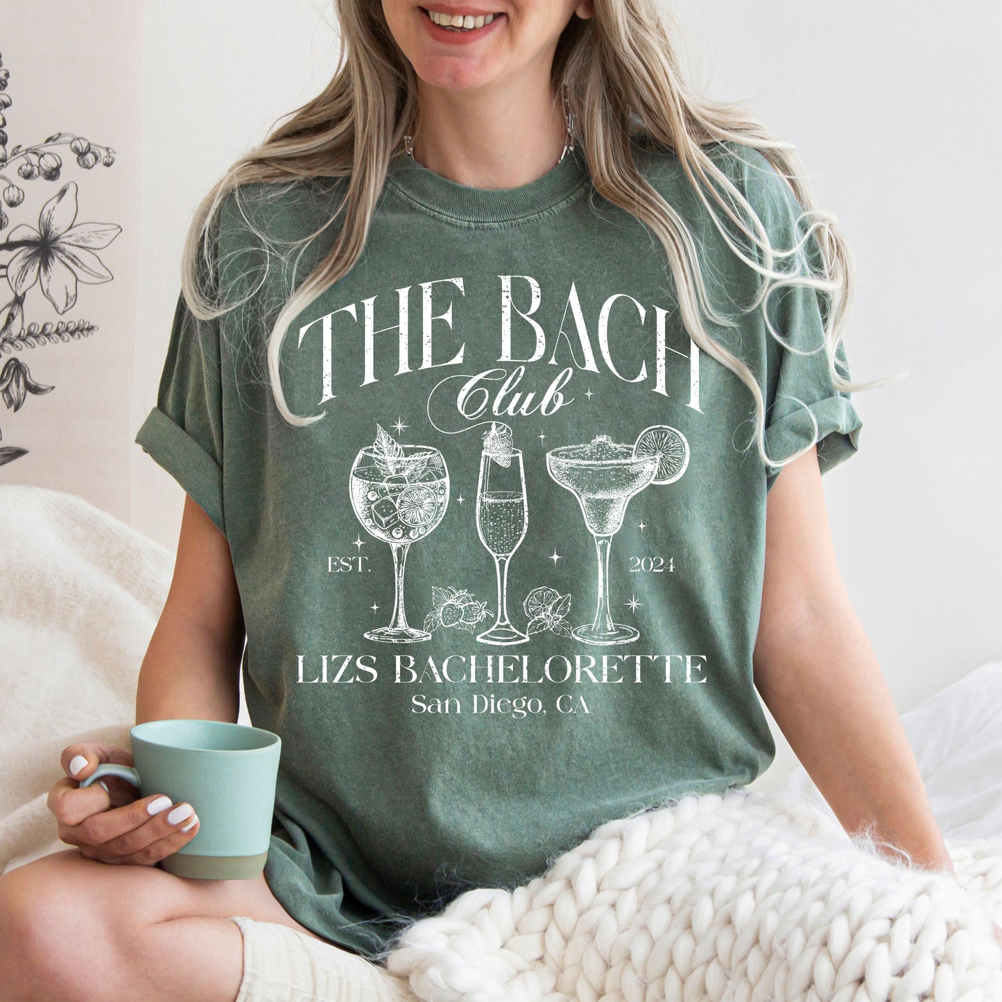 Custom The Bach Club Bachelorette Shirts, Custom Bachelorette Party Shirts, Social Club Bachelorette Party Shirts, Luxury Bachelorette Gift