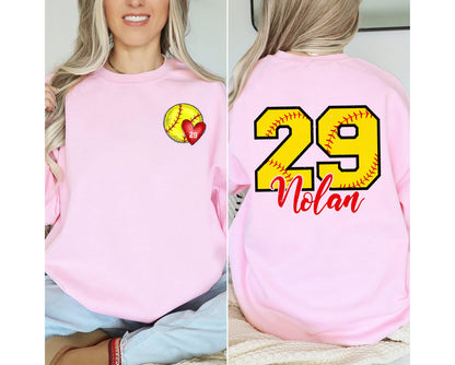 Customizable Softball Shirt, Softball Team Shirt, Personalized Softball, Softball Mom, Softball Shirt, Softball Name Shirt, name Softball
