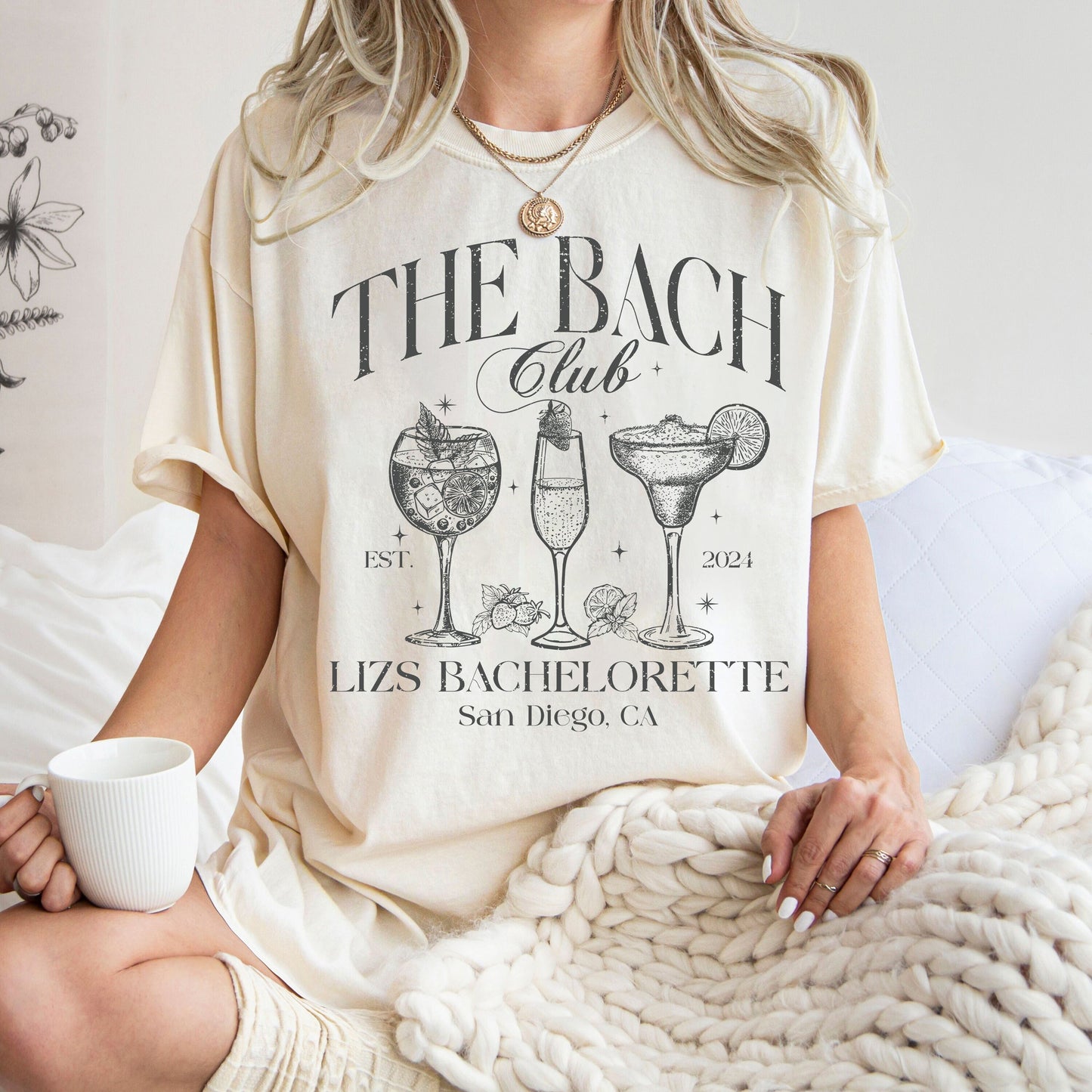 Custom The Bach Club Bachelorette Shirts, Custom Bachelorette Party Shirts, Social Club Bachelorette Party Shirts, Luxury Bachelorette Gift