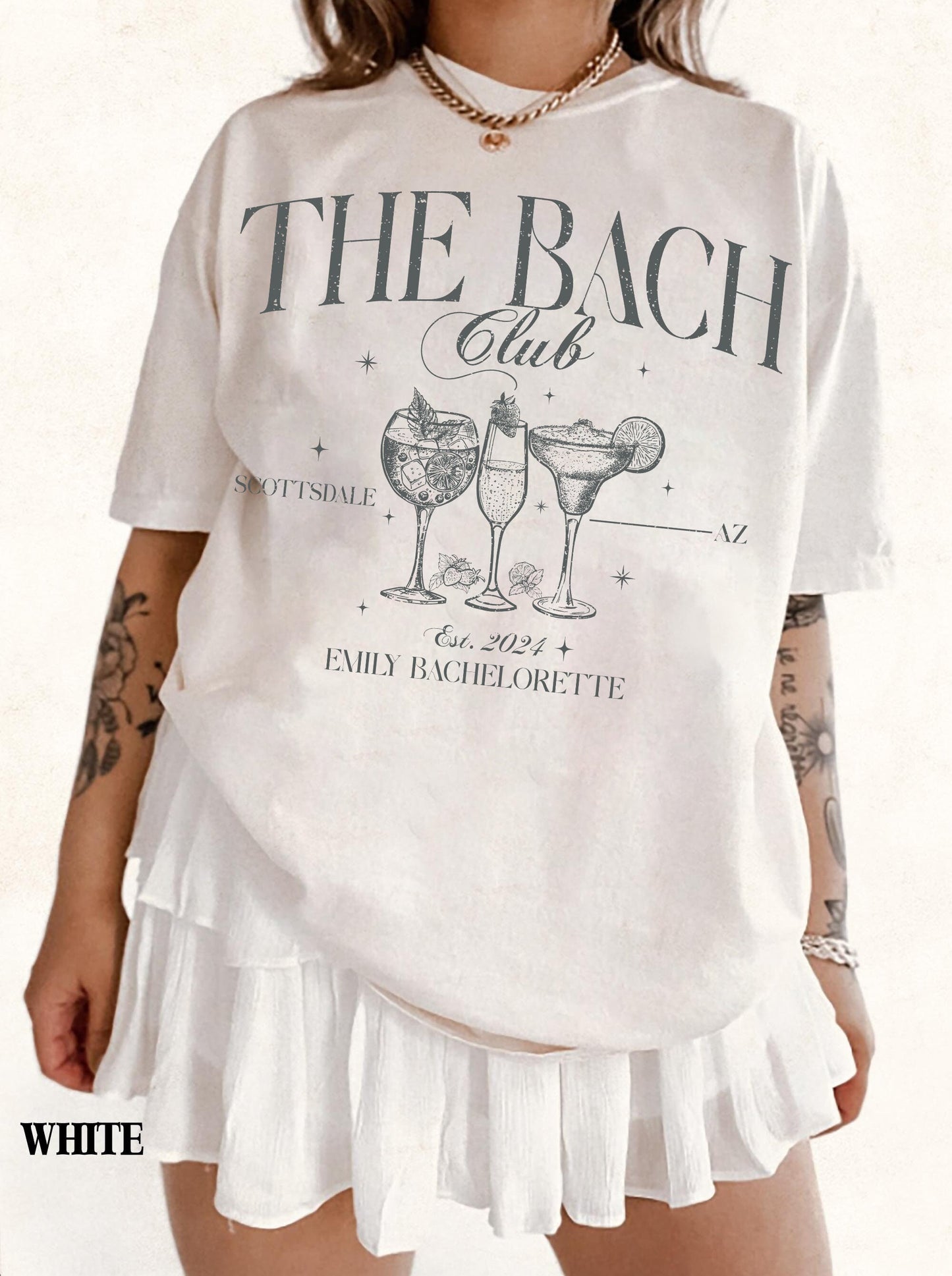 Custom Bachelorette Party Shirts, The Bach Club Bachelorette, Custom Bachelorette Shirts, Personalized Luxury Bachelorette, Social Club Bach