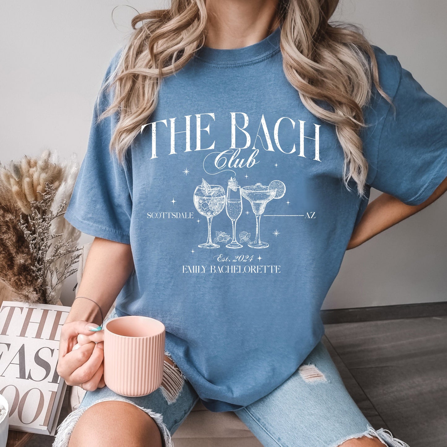 Custom Bachelorette Party Shirts, The Bach Club Bachelorette, Custom Bachelorette Shirts, Personalized Luxury Bachelorette, Social Club Bach