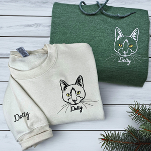 Cat Lover Multi-pack Embroidered Crewneck Sweatshirts & Hoodies