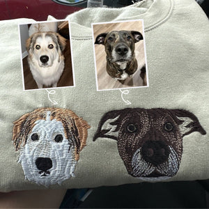 Cockapoo Sweatshirt or Hoodie, Custom Embroidered Gift with Picture Name