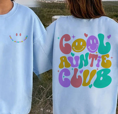 Cool Auntie Club Shirt, Aunt Shirt, Cool Aunts Club Shirt, New Aunt Gift, Aunt Pregnancy Announcement, Sister Gifts Tee