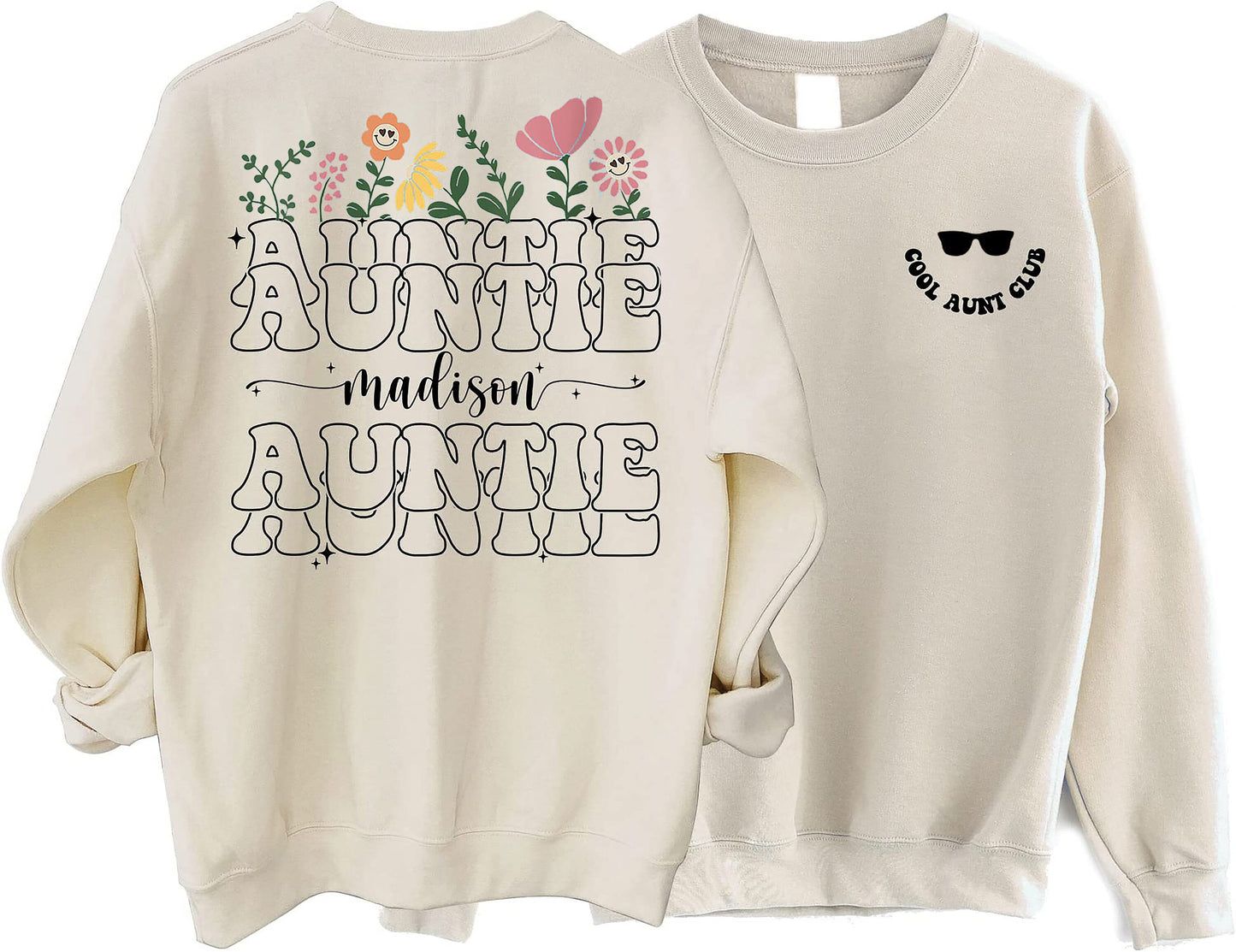 Cool Aunts Club Sweatshirt, Cool Aunts Sweatshirt, Aunts Gift Shirt, Aunts Birthday Gift, Sister Gifts, Auntie Sweatshirt, Aunts Sweatshirt