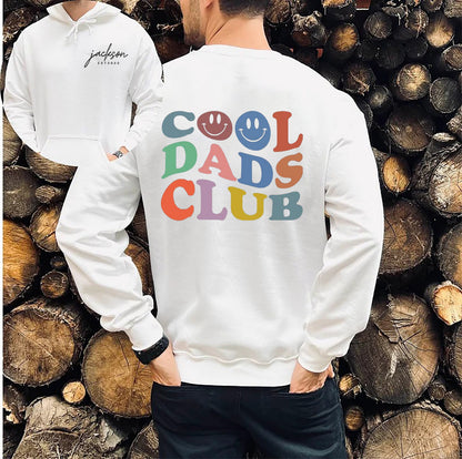 Cool Dad Club 2 Sided Sweatshirt, Custom Dad Shirt, Cool Dad Gift, Dad Birthday Gift, Gift For Dad, Father's Day Gift Shirt, Dad Sweatshirt