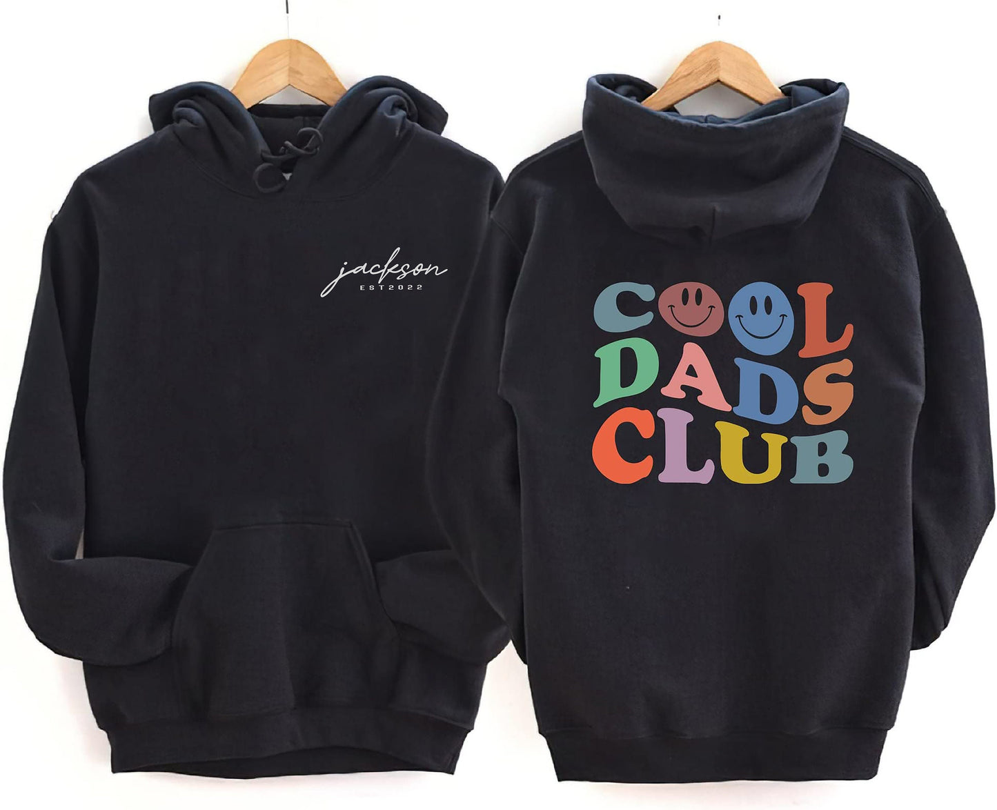 Cool Dad Club 2 Sided Sweatshirt, Custom Dad Shirt, Cool Dad Gift, Dad Birthday Gift, Gift For Dad, Father's Day Gift Shirt, Dad Sweatshirt