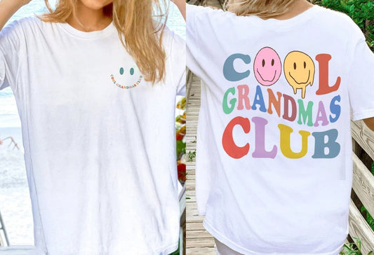 Cool Grandmas Club tshirt, Grandma Gift, Gift For Grandma, Promoted To Grandma, Grandma Shirt, Grandma Sweatshirt, Nana t shirt gift