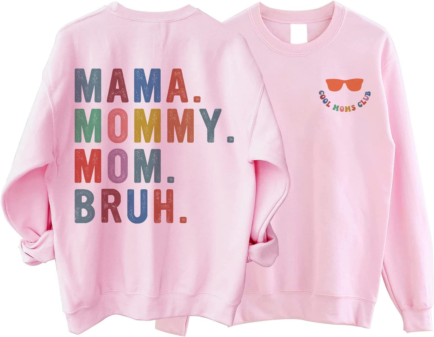 Cool Moms Club Mama Mommy Mom Bruh Sweatshirt, Cool Mom Club Hoodie, Mother's Day Shirt, Cool Mom Sweatshirt for Women, Mother's Day Gift