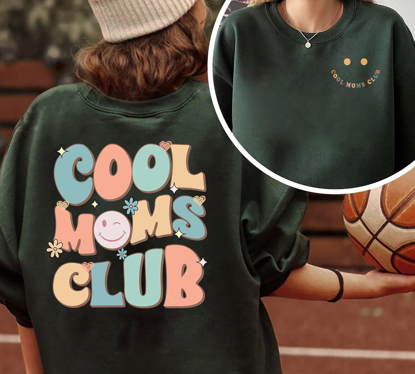 Cool Moms Club Sweatshirt, Cool Mom Shirt, Cool Mother, Cool Mama Shirt,New Mom,Birthday Gift,Mothers Day Hoodie,Gift for her Women,Mom gift