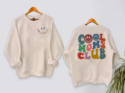 Cool Moms Club Sweatshirt, Cool Mom Sweatshirt, Cool Mom Club, Mom Sweatshirt, Mama Shirt, New Mom Gift, Mom Birthday, mom christmas gift
