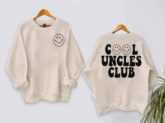 Cool Uncles Club Sweatshirt, Cool Uncle Sweater, Uncle Shirt, Uncle Gift, Funny Uncle Shirt, New Uncle Shirt, Uncle To Be sweatshirt