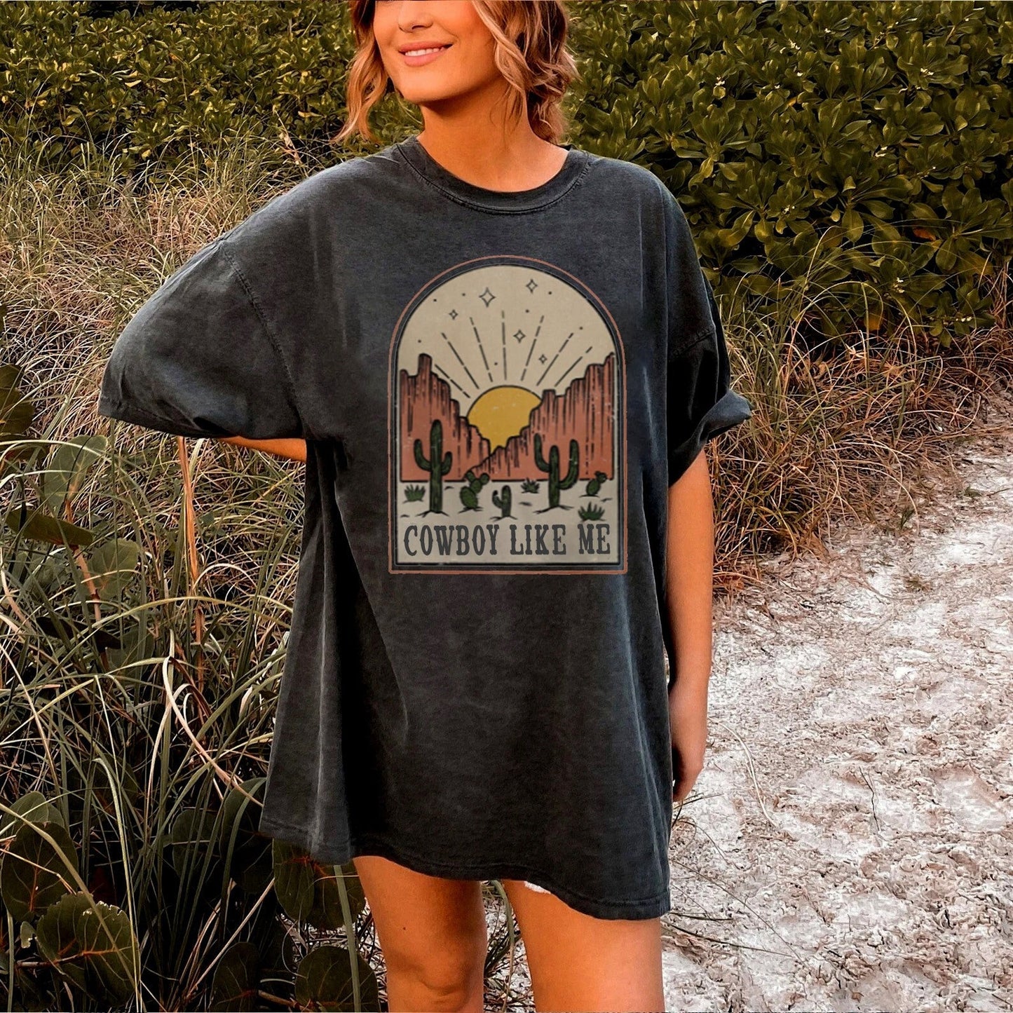 Cowboy Like Me Shirt, Western Shirt, Nashville Shirt, Boho Western Shirt, Cowboy Shirt, Country Music Shirt, Wild West Shirt, cowgirl shirt