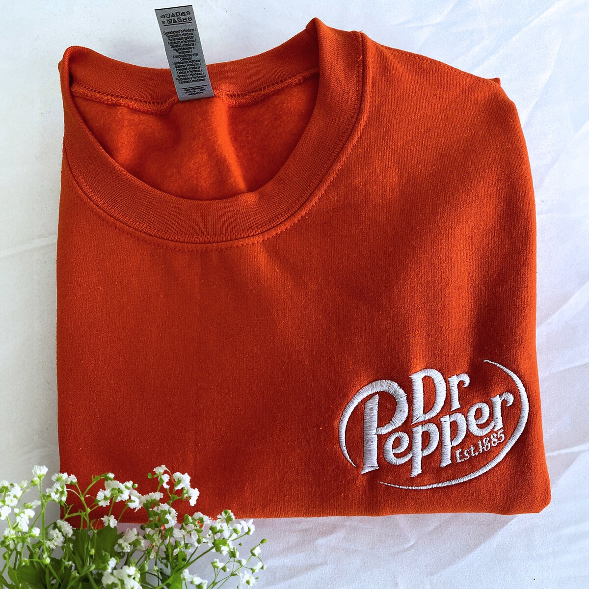 Custom Basic Embroidered T-Shirt with Same Design