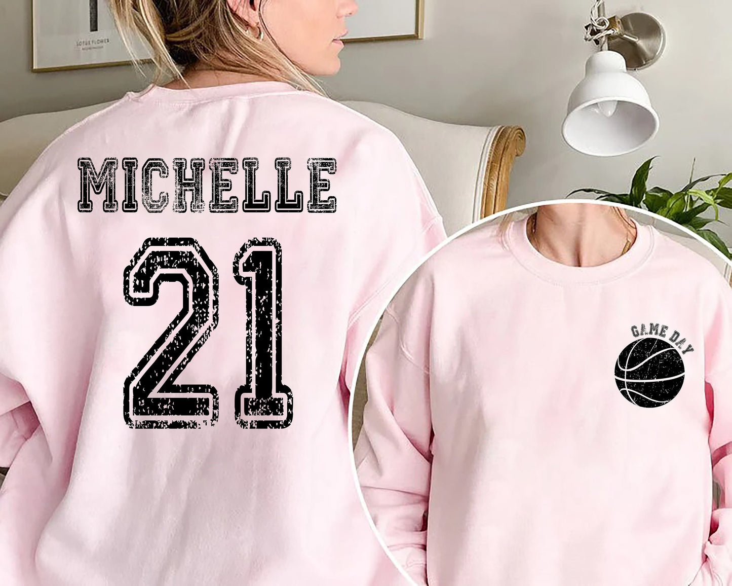 Custom Basketball Sweatshirt, Basketball Shirt, Basketball Mom Shirt, Basketball Team Shirt, Basketball Lovers Shirt, Basketball Fan Gift