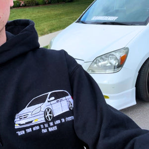 Custom Car from Photo, Embroidered Sweatshirt, Hoodie, Car Guy Gifts