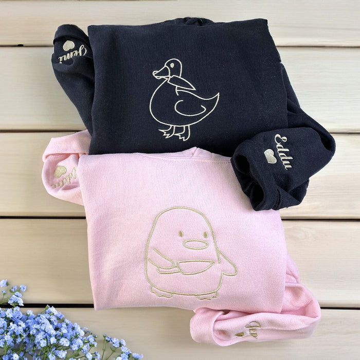 Custom Embroidered Auntie Sweatshirt or Hoodie, Personalized Gift for New Aunt