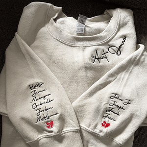 Custom Duck Duck Goose Sweatshirt or Hoodie, Embroidered for Couple Valentine's Gifts