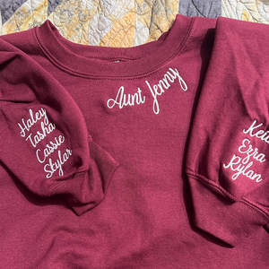 Custom Duck Duck Goose Sweatshirt or Hoodie, Embroidered for Couple Valentine's Gifts