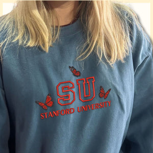 Custom Embroidered College Sweatshirt, Graduating Gifts