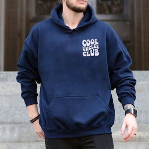 Custom Embroidered Cool Uncle Club Sweatshirt, Personalized Gift for Uncle