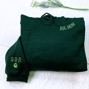 Custom Embroidered Neckline Collar Hoodie