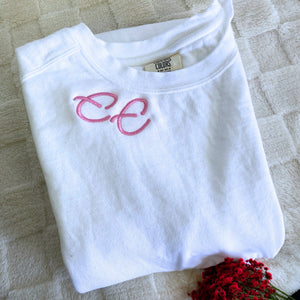 Custom Embroidered Neckline Collar T-Shirt