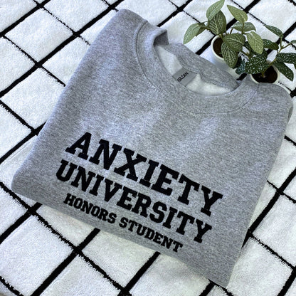 Custom Embroidered Sweatshirt with Your Logo, Any Text or Photo