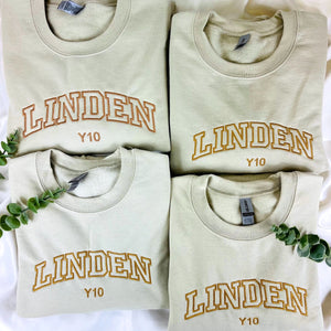 Custom Embroidered Tee, Personalized ANY TEXT HERE Logo Shirt