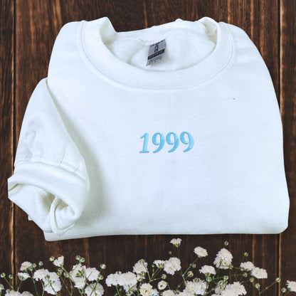 Custom Embroidered Wedding Anniversary Gift for Couple Friends Sweatshirt or Hoodie