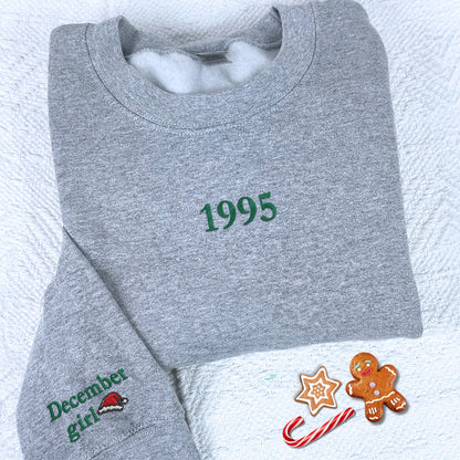 Custom Embroidered Wedding Anniversary Gift for Couple Friends Sweatshirt or Hoodie