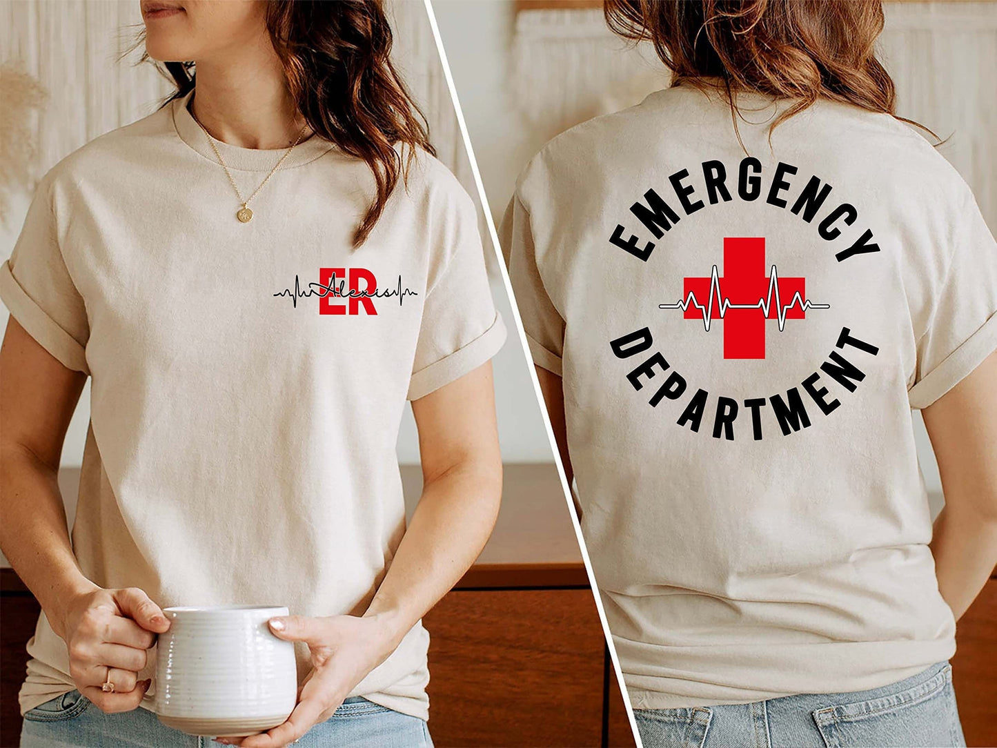 Custom Emergency Department Tee, ER Nurse Tshirt, Emergency Room Tech Gift, ER Tech shirt, Emergency Nurse, Emergency Nurse Gift, Nurse Grad