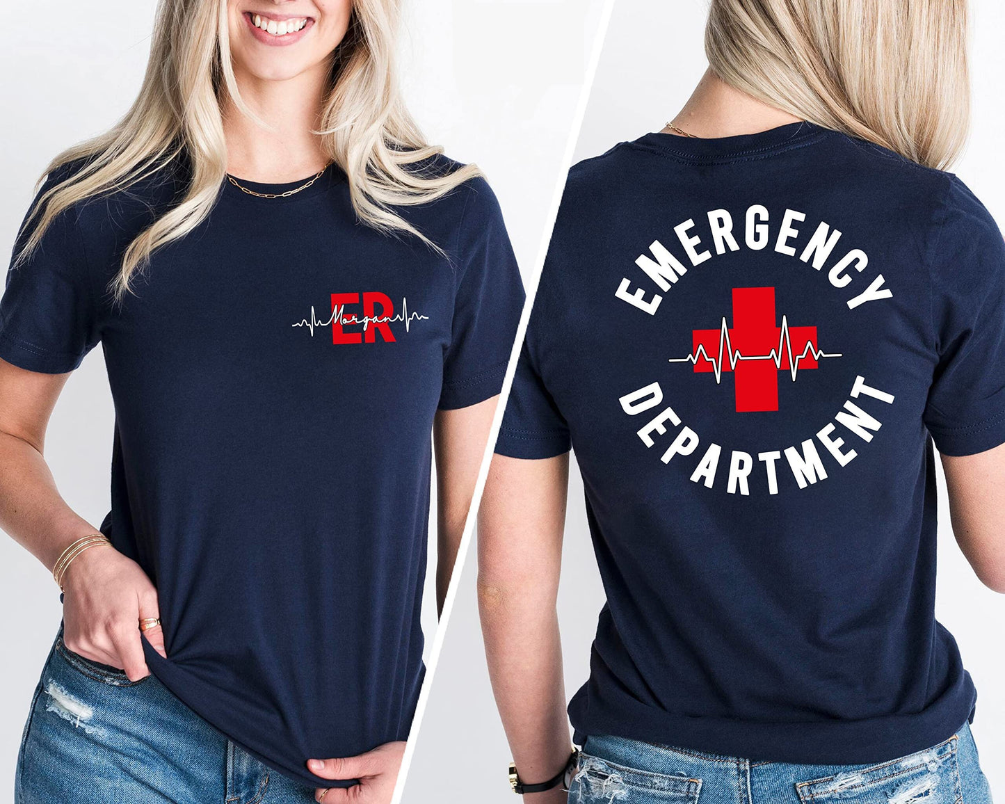 Custom Emergency Department Tee, ER Nurse Tshirt, Emergency Room Tech Gift, ER Tech shirt, Emergency Nurse, Emergency Nurse Gift, Nurse Grad