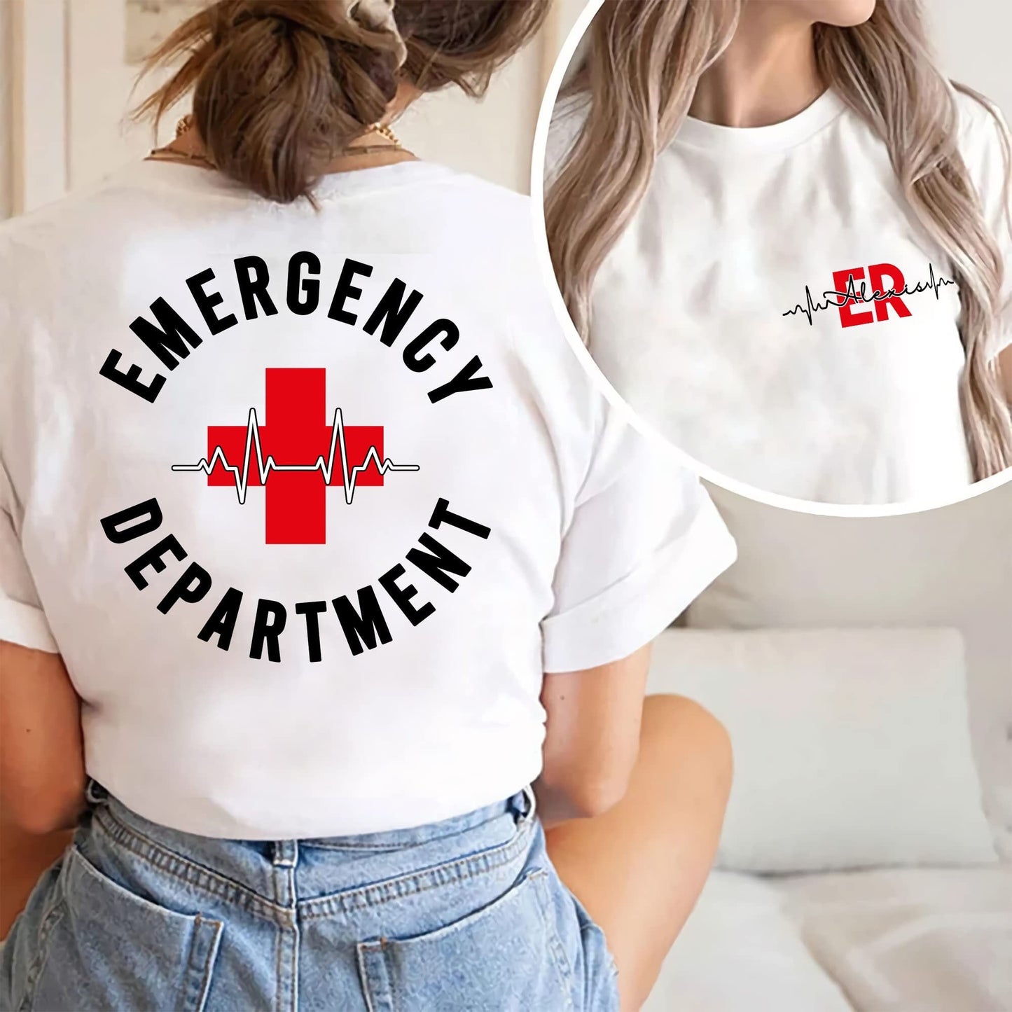 Custom Emergency Department Tee, ER Nurse Tshirt, Emergency Room Tech Gift, ER Tech shirt, Emergency Nurse, Emergency Nurse Gift, Nurse Grad
