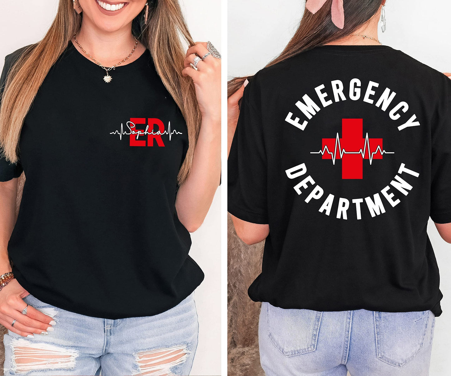 Custom Emergency Department Tee, ER Nurse Tshirt, Emergency Room Tech Gift, ER Tech shirt, Emergency Nurse, Emergency Nurse Gift, Nurse Grad