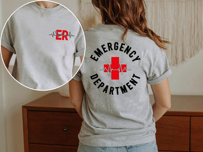 Custom Emergency Department Tee, ER Nurse Tshirt, Emergency Room Tech Gift, ER Tech shirt, Emergency Nurse, Emergency Nurse Gift, Nurse Grad